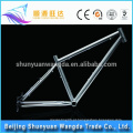 Fornecedor de ouro da china super alta luz titânio estrada bike frame